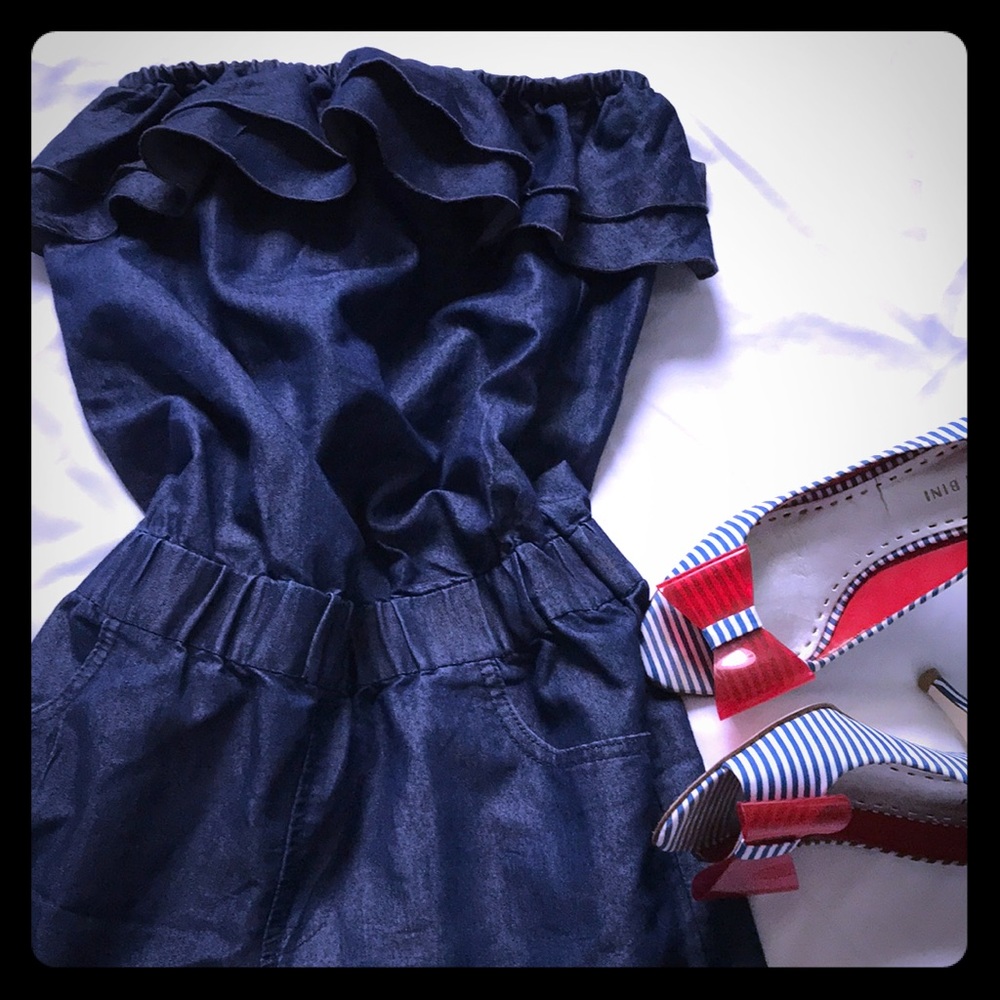 Denim jumpsuit